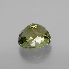Tourmaline vert naturelle coupe ovale, 1,98 ct, VVS-VS