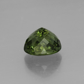 Tourmaline vert naturelle coupe ovale, 1,94 ct, VVS