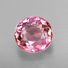 Tourmaline rose naturelle coupe ovale, 2,38 ct, VS