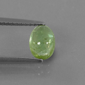 Tourmaline vert naturelle transparent, 0,99 ct, transparent / translucide