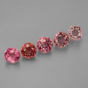Achetez naturel ct multicolore tourmaline gems, coupe roude, en provenance mozambique chez gemselect. en stock, livraison internationale!