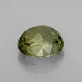 Tourmaline vert naturelle coupe ovale, 2,46 ct, VVS-VS