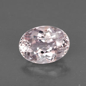 Tourmaline blanc naturelle coupe ovale, 1,76 ct, VS
