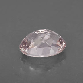 Tourmaline blanc naturelle coupe ovale, 1,76 ct, VS
