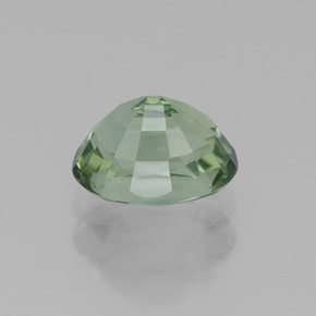 Tourmaline vert naturelle coupe ovale, 1,05 ct, VVS