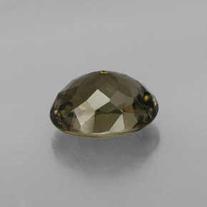 Tourmaline vert naturelle coupe ovale, 3,23 ct, VVS