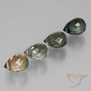 Shop natural 3.77ct Multicolore Tourmaline gems, Briolette, from Mozambique at GemSelect. In stock, global shipping!