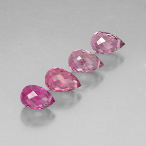 Achetez naturel ct rose tourmaline gems, briolette, en provenance mozambique chez gemselect. en stock, livraison internationale!