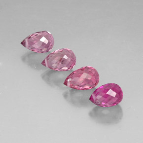 Achetez naturel ct rose tourmaline gems, briolette, en provenance mozambique chez gemselect. en stock, livraison internationale!