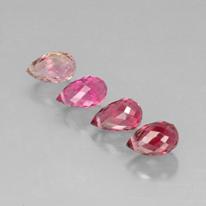 Achetez naturel ct multicolore tourmaline gems, briolette, en provenance mozambique chez gemselect. en stock, livraison internationale!