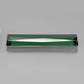 Tourmaline vert naturelle taille émeraude, 5,50 ct, VVS-VS