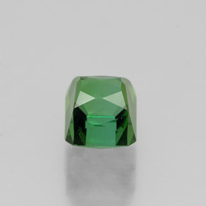 Tourmaline vert naturelle taille émeraude, 1,11 ct, VVS-VS