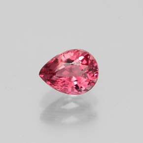 Tourmaline rose naturelle en forme de poire, 0,60 ct, VVS-VS