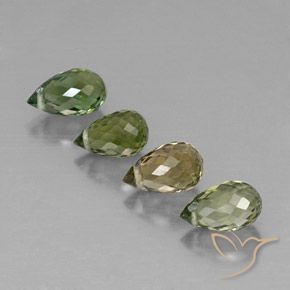 Shop natural 2.20ct Vert foncé Tourmaline gems, Briolette, from Mozambique at GemSelect. In stock, global shipping!