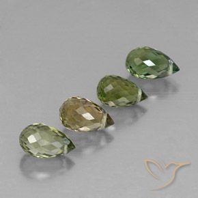 Shop natural 2.20ct Vert foncé Tourmaline gems, Briolette, from Mozambique at GemSelect. In stock, global shipping!