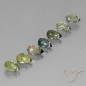 Shop natural 3.11ct Multicolore Tourmaline gems, Briolette, from Mozambique at GemSelect. In stock, global shipping!