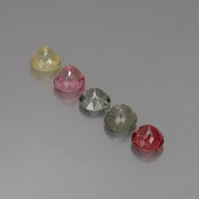 Achetez naturel ct multicolore tourmaline gems, coupe roude, en provenance mozambique chez gemselect. en stock, livraison internationale!