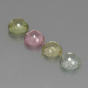 Achetez naturel ct multicolore tourmaline gems, coupe roude, en provenance mozambique chez gemselect. en stock, livraison internationale!