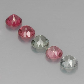 Achetez naturel ct multicolore tourmaline gems, coupe roude, en provenance mozambique chez gemselect. en stock, livraison internationale!