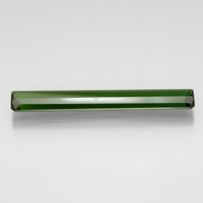 Tourmaline vert naturelle taille émeraude, 10,12 ct, VVS