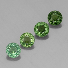 Achetez naturel ct vert tourmaline gems, coupe roude, en provenance mozambique chez gemselect. en stock, livraison internationale!