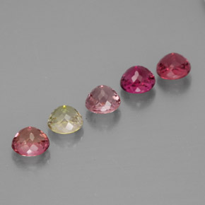 Achetez naturel ct multicolore tourmaline gems, coupe roude, en provenance mozambique chez gemselect. en stock, livraison internationale!