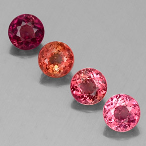 Achetez naturel ct multicolore tourmaline gems, coupe roude, en provenance mozambique chez gemselect. en stock, livraison internationale!