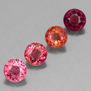 Achetez naturel ct multicolore tourmaline gems, coupe roude, en provenance mozambique chez gemselect. en stock, livraison internationale!