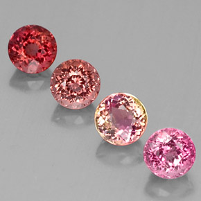 Achetez naturel ct multicolore tourmaline gems, coupe roude, en provenance mozambique chez gemselect. en stock, livraison internationale!