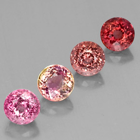 Achetez naturel ct multicolore tourmaline gems, coupe roude, en provenance mozambique chez gemselect. en stock, livraison internationale!