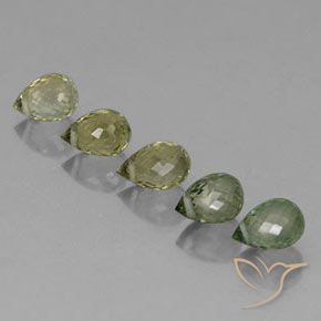 Shop natural 2.91ct Vert forêt léger Tourmaline gems, Briolette, from Mozambique at GemSelect. In stock, global shipping!