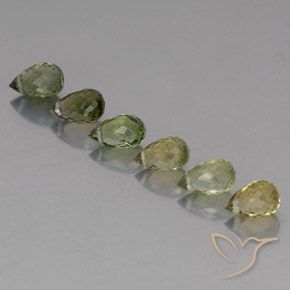 Shop natural 3.78ct Vert forêt léger Tourmaline gems, Briolette, from Mozambique at GemSelect. In stock, global shipping!