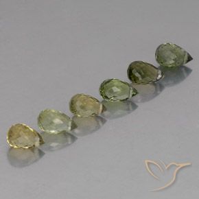 Shop natural 3.78ct Vert forêt léger Tourmaline gems, Briolette, from Mozambique at GemSelect. In stock, global shipping!