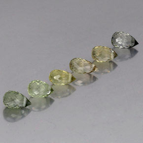 Achetez naturel 2,22ct multicolore tourmaline gems, briolette, en provenance mozambique chez gemselect. en stock, livraison internationale!