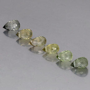 Achetez naturel 2,22ct multicolore tourmaline gems, briolette, en provenance mozambique chez gemselect. en stock, livraison internationale!