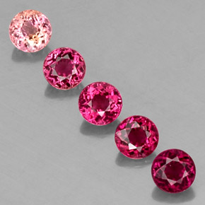 Achetez naturel ct multicolore tourmaline gems, coupe roude, en provenance mozambique chez gemselect. en stock, livraison internationale!