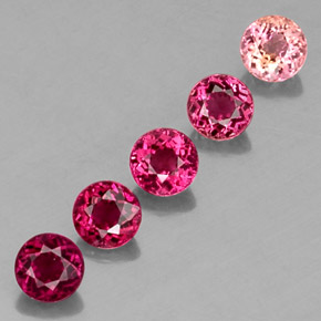 Achetez naturel ct multicolore tourmaline gems, coupe roude, en provenance mozambique chez gemselect. en stock, livraison internationale!