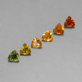 Achetez naturel ct multicolore tourmaline gems, trillion, en provenance mozambique chez gemselect. en stock, livraison internationale!