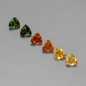 Achetez naturel ct multicolore tourmaline gems, trillion, en provenance mozambique chez gemselect. en stock, livraison internationale!