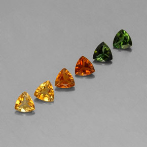 Achetez naturel ct multicolore tourmaline gems, trillion, en provenance mozambique chez gemselect. en stock, livraison internationale!