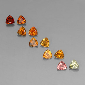 Achetez naturel ct multicolore tourmaline gems, trillion, en provenance mozambique chez gemselect. en stock, livraison internationale!