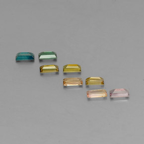 Achetez naturel ct multicolore tourmaline gems, baguette, en provenance mozambique chez gemselect. en stock, livraison internationale!