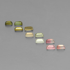 Achetez naturel ct multicolore tourmaline gems, baguette, en provenance mozambique chez gemselect. en stock, livraison internationale!