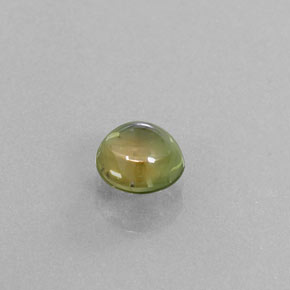 Tourmaline multicolore naturelle coupe roude, 1,30 ct, transparent