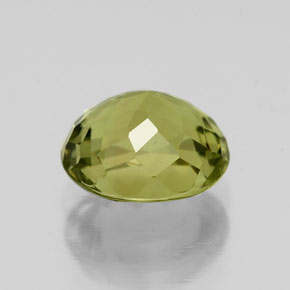 Tourmaline vert naturelle coupe ovale, 1,76 ct, VVS