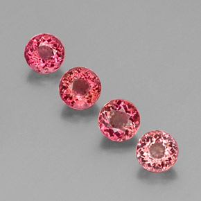 Achetez naturel ct rose tourmaline gems, coupe roude, en provenance mozambique chez gemselect. en stock, livraison internationale!