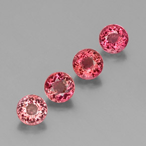 Achetez naturel ct rose tourmaline gems, coupe roude, en provenance mozambique chez gemselect. en stock, livraison internationale!