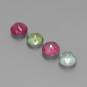 Achetez naturel ct multicolore tourmaline gems, coupe roude, en provenance mozambique chez gemselect. en stock, livraison internationale!