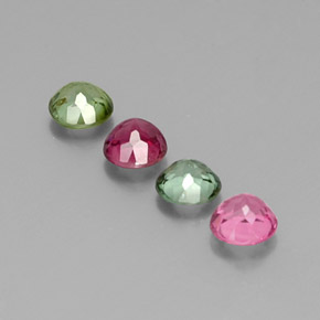 Achetez naturel ct multicolore tourmaline gems, coupe roude, en provenance mozambique chez gemselect. en stock, livraison internationale!