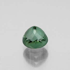 Tourmaline vert naturelle coupe roude, 1,05 ct, VVS-VS